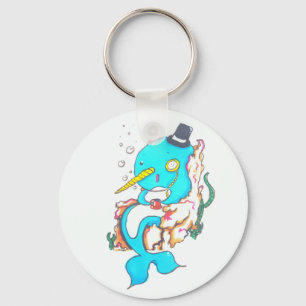 Fancy de heer Narwhal Sleutelhanger