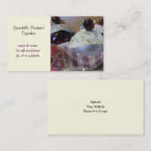 Fancy Designer Cupcakes Visitekaartje (Voorkant / Achterkant)