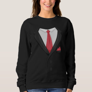 Fancy Dkostume Tuxedo Stropdas Carnival Mannen Sui Trui