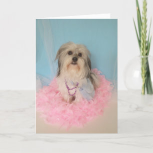 Fancy Dog Verjaardag Kaart