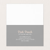 Fancy dog visitekaartjes (Binnenkant ongevouwen)