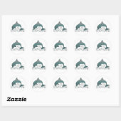 Fancy dolfijn stickers (Vel)