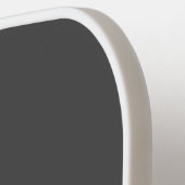 Fancy donkergrijze witte kleurenblok PICKLEBALL-te Pickleball Paddle (Links Detail)