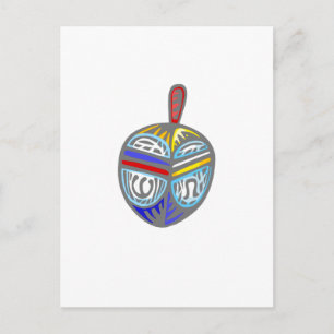Fancy Dreidel Briefkaart