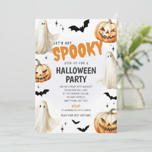 Fancy Dress Halloween-feest uitnodiging spook them