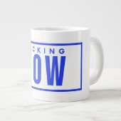 FANCY DRINKWARE  EXTRA GROTE BEKER (Voorkant rechts)