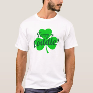 Fancy een Coddle Cuddle Iers Gezegde T-shirt