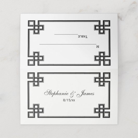 Fancy Elegant Black (Buitenkant ongevouwen)