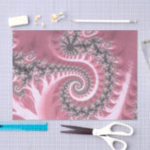 Fancy elegante fractals, met roet Mandala patronen Tissuepapier (Craft)