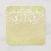 Fancy Elementen Vierkante Visitekaartje (Achterkant)