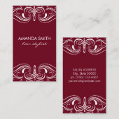 Fancy elementen visitekaartje (Voorkant / Achterkant)