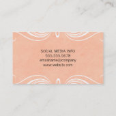 Fancy elementen visitekaartje (Achterkant)