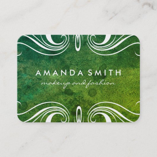 Fancy elementen visitekaartje (Voorkant)