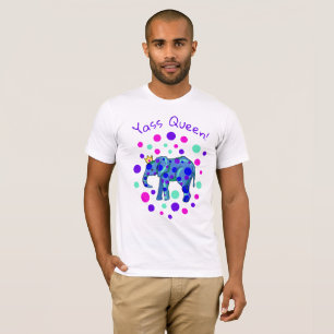 Fancy Elephant Yass Queen! T-shirt homme