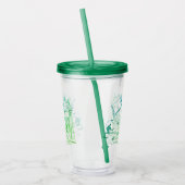 Fancy "Elf Manor"-kleur bedrukt Acryl Drinkbeker (Links)