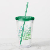 Fancy "Elf Manor"-kleur bedrukt Acryl Drinkbeker (Achterkant)