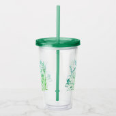 Fancy "Elf Manor"-kleur bedrukt Acryl Drinkbeker (Rechts)