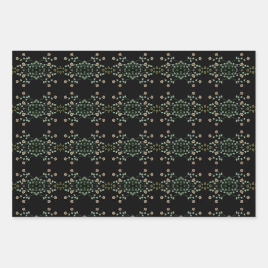 Fancy en elegante flat inpakpapier vel (Voorkant 3)