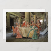 Fancy feest feestdagenkaart (Voorkant / Achterkant)