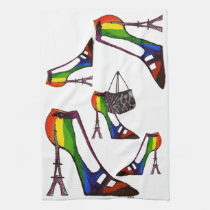 Fancy Feet Kitchen Towel Theedoek