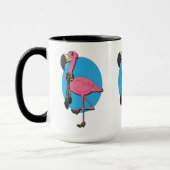 Fancy Flamant rose 15 oz Combo Mug (Gauche)