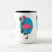 Fancy Flamant rose 15 oz Combo Mug (Centre)