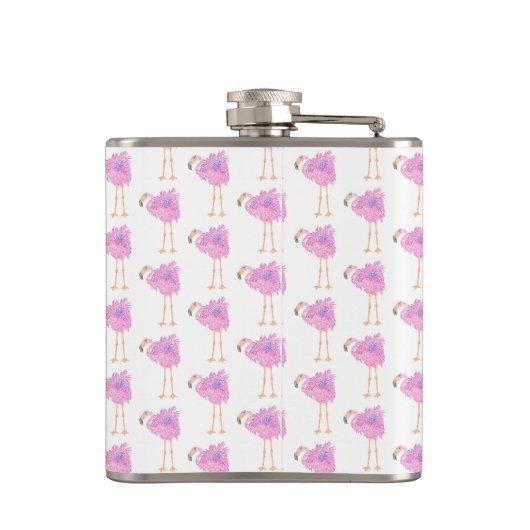 Fancy Flamingo Flask Heupfles (Achterkant)