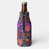 Fancy flamingo flesjeskoeler (Fles Achterkant)