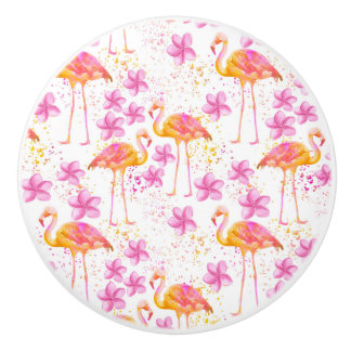 Fancy Flamingo Keramische Knop