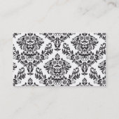 Fancy Fleur de Lis Visitekaartje (Achterkant)