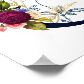 Fancy Floral Letter 'C' Poster (Hoek)