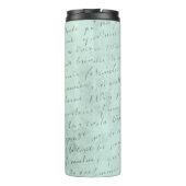 Fancy Floral Monogram Initiaal N Thermosbeker (Achterkant)