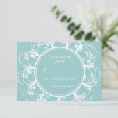 Fancy Floral RSVP (turquoise) (Debout devant)