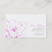Fancy Floral Visitekaartje (Achterkant)