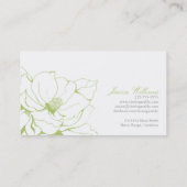 Fancy Floral Visitekaartje (Achterkant)