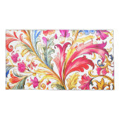 Fancy Florentijns ontwerp Waterverf bladeren Kussensloop (Achterkant)