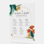 Fancy Flowers Tropical Accueil Mariage (Angle)