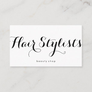 Fancy Font Minimalist Visitekaartje