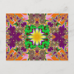 Fancy fractaal Briefkaart