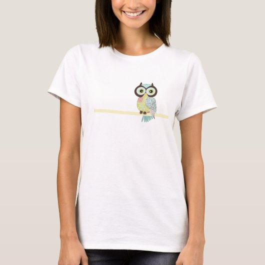 Fancy Funky Owl Women's T Shirts (Voorkant)