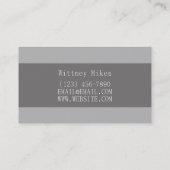 Fancy gebeurtenisplanner, catering visitekaartje (Achterkant)