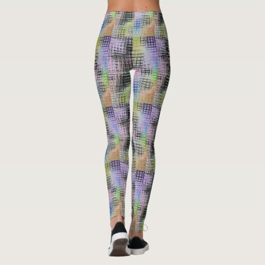 Fancy gekleurde Leggings (Achterkant)
