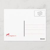 Fancy geweldig daanportret briefkaart (Achterkant)