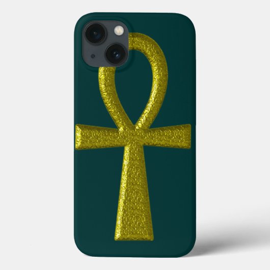 Fancy Gold Ankh Case-Mate iPhone Case (Achterkant)