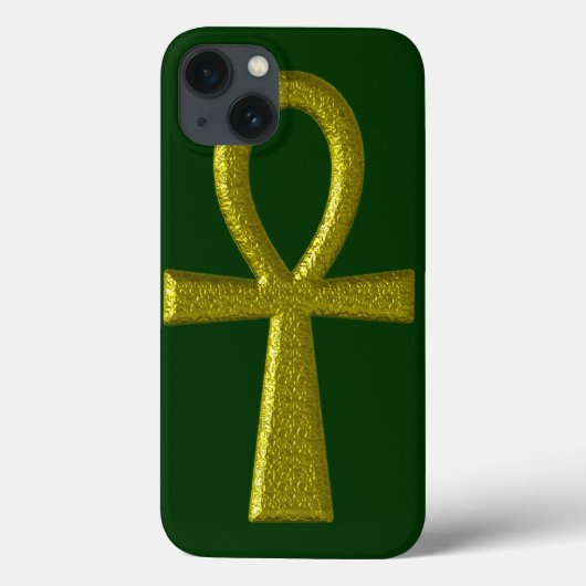 Fancy Gold Ankh Case-Mate iPhone Case (Achterkant)