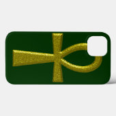 Fancy Gold Ankh Case-Mate iPhone Case (Achterkant (horizontaal))
