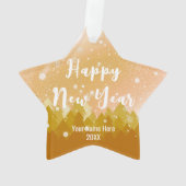 Fancy Gold Noël paisible Forêt de neige (dos)