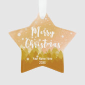 Fancy Gold Noël paisible Forêt de neige (devant)