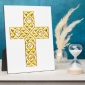 Fancy Golden Cross Fotoplaat (Zijkant)