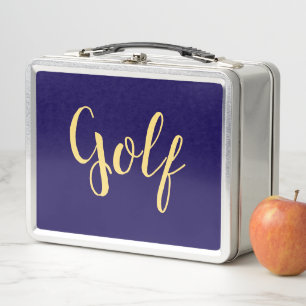 Fancy GOLF script op vet modern elegant zwart